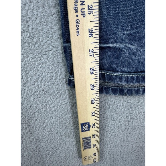 Ecko Unltd Jeans Mens 30x32 Blue Relaxed Fit Distressed Denim Straight Leg Pants - Picture 4 of 9